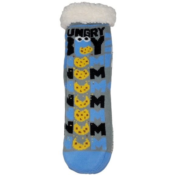Sesame Street Cookie Monster Sherpa Non-Slip Socks 2019 - Picture 4 of 5